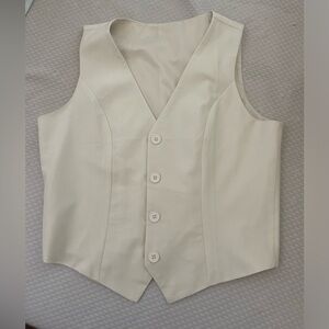 Cream women’s vest
